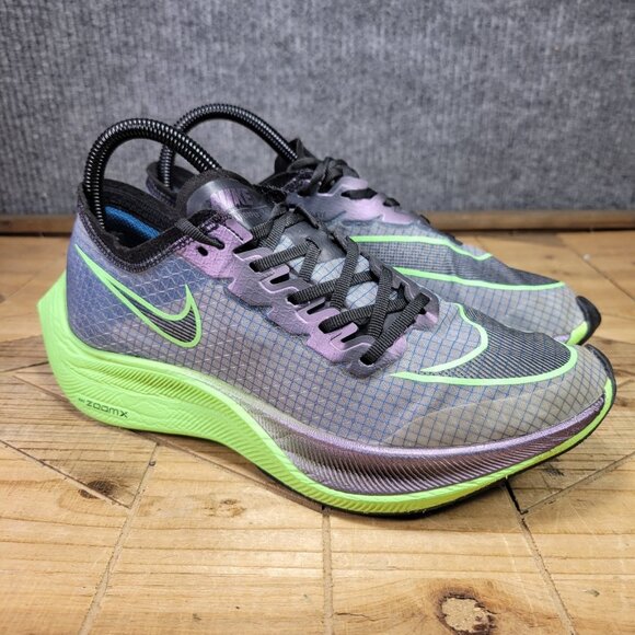 NIKE Shoes Mens 6 Women's 7.5  ZoomX Vaporfly NEXT% 2 Green Running  AO4568-400 - Picture 1 of 12